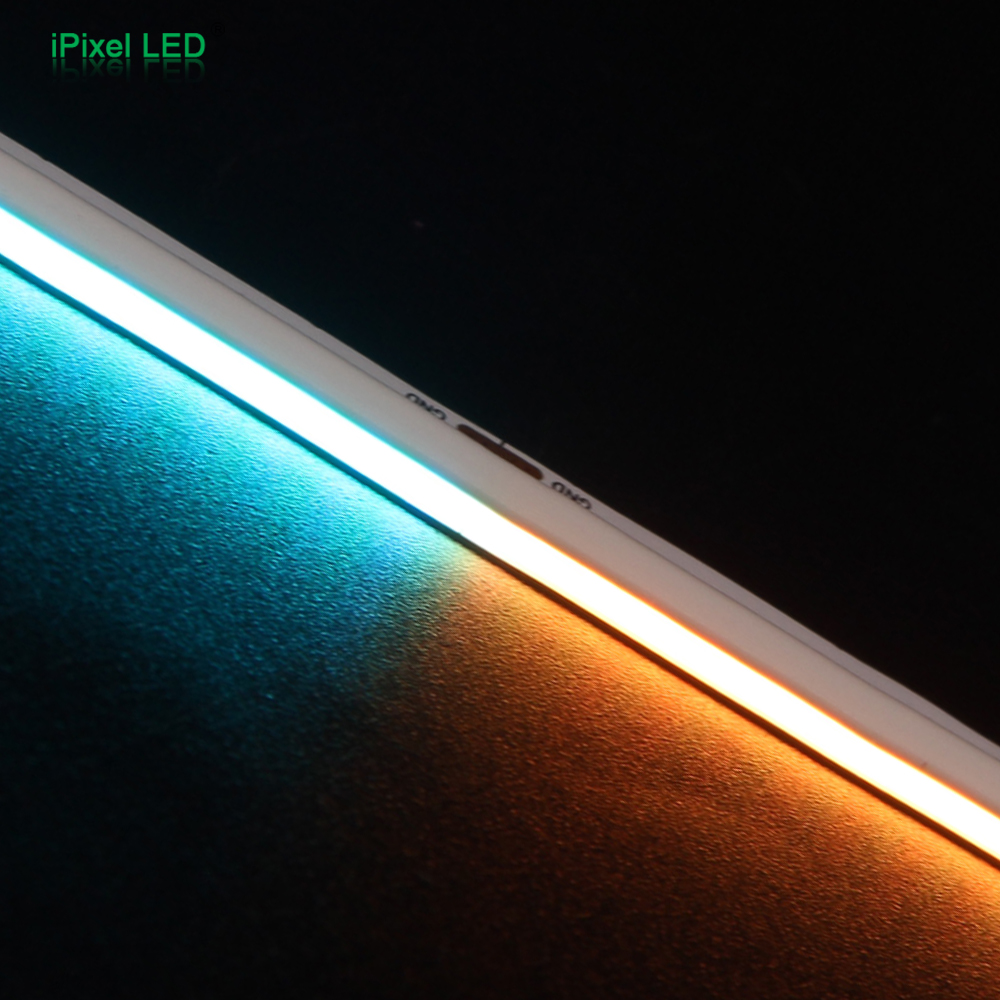 Side emitting digital RGB COB LED Strip 840LEDs/m DC24V
