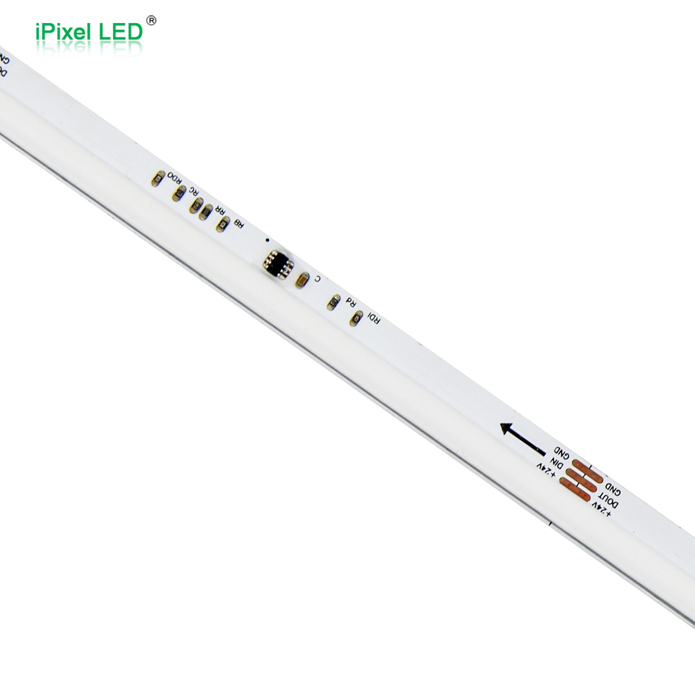 Side emitting COB RGB LED flexible strip 630LEDs/m 