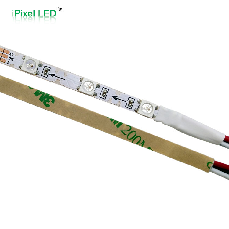 S Shape  (ziggag) Addressable LED strip 48LEDs/M DC5V