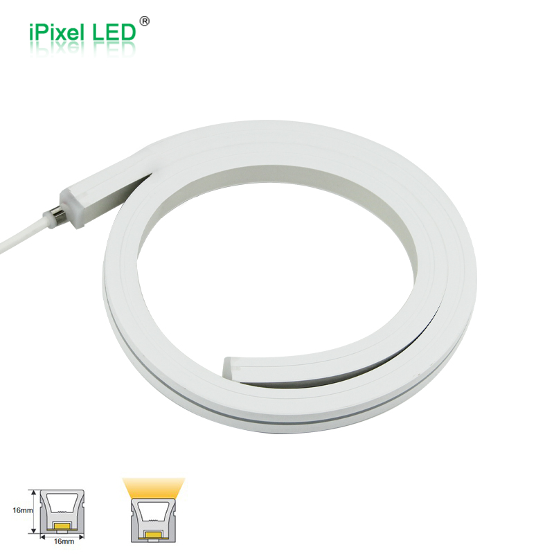 16x16mm DMX TM512AC RGBW top view led neon strip DC24V