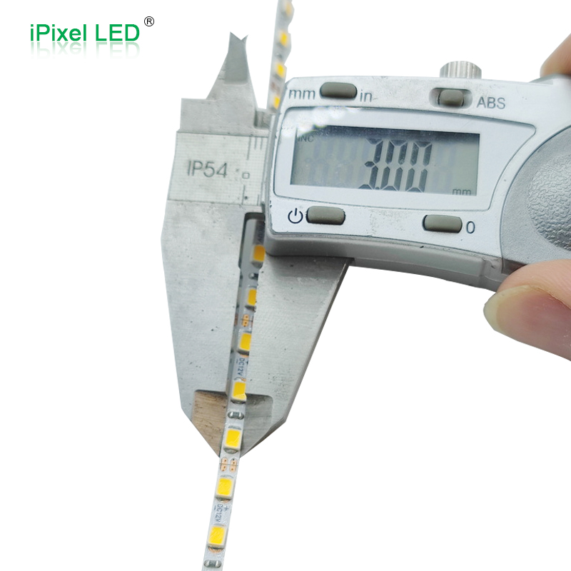 SMD2835 3mm Ultra thin Single Color Led Strip 120LEDs/m DC12V