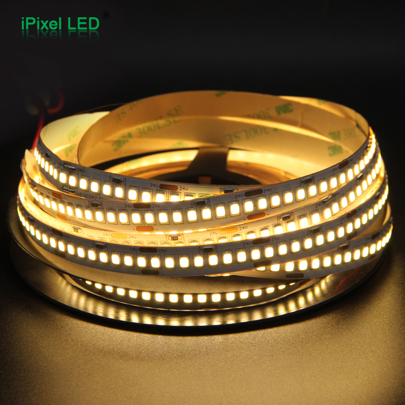 SMD2835 10mm single color LED strip 240 LEDs/M DC12V/DC24V