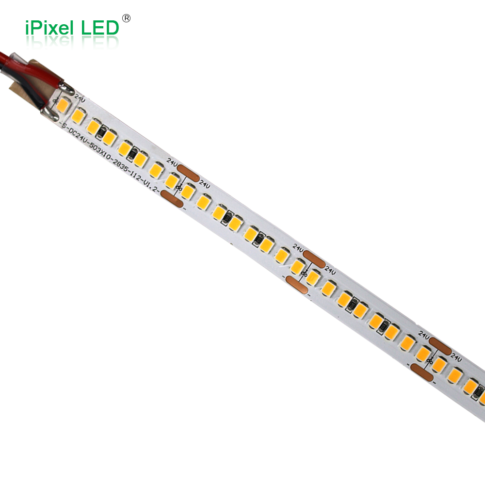 SMD2835 10mm single color LED strip 240 LEDs/M DC12V/DC24V
