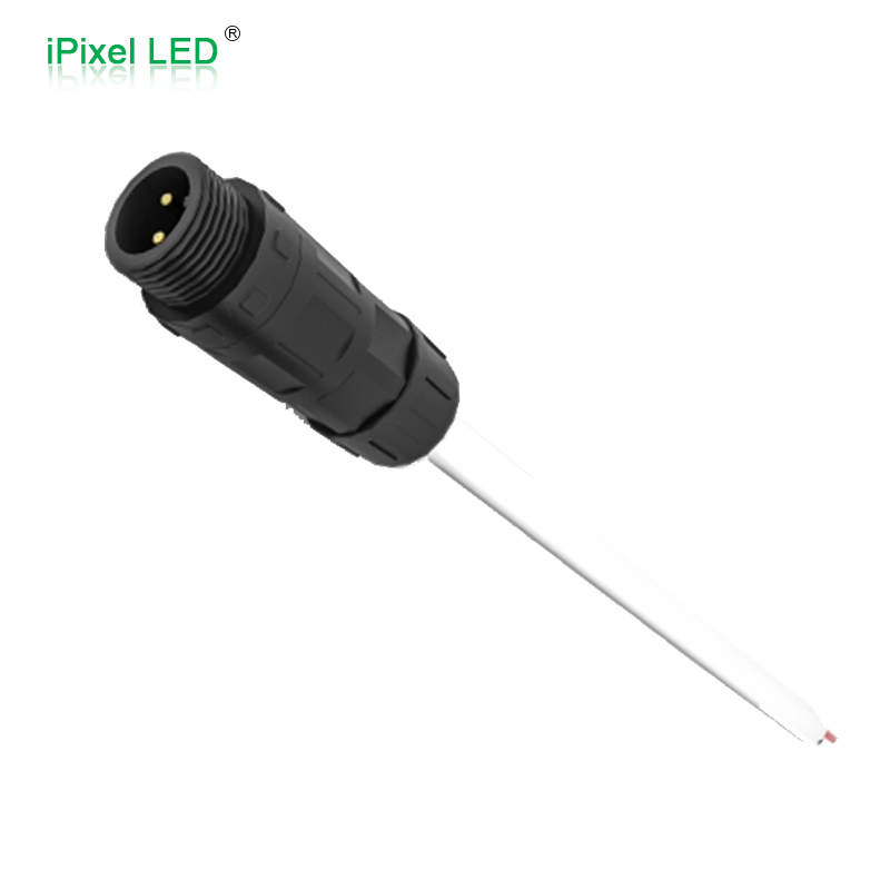 2pin M12-IP68 pigtail cable