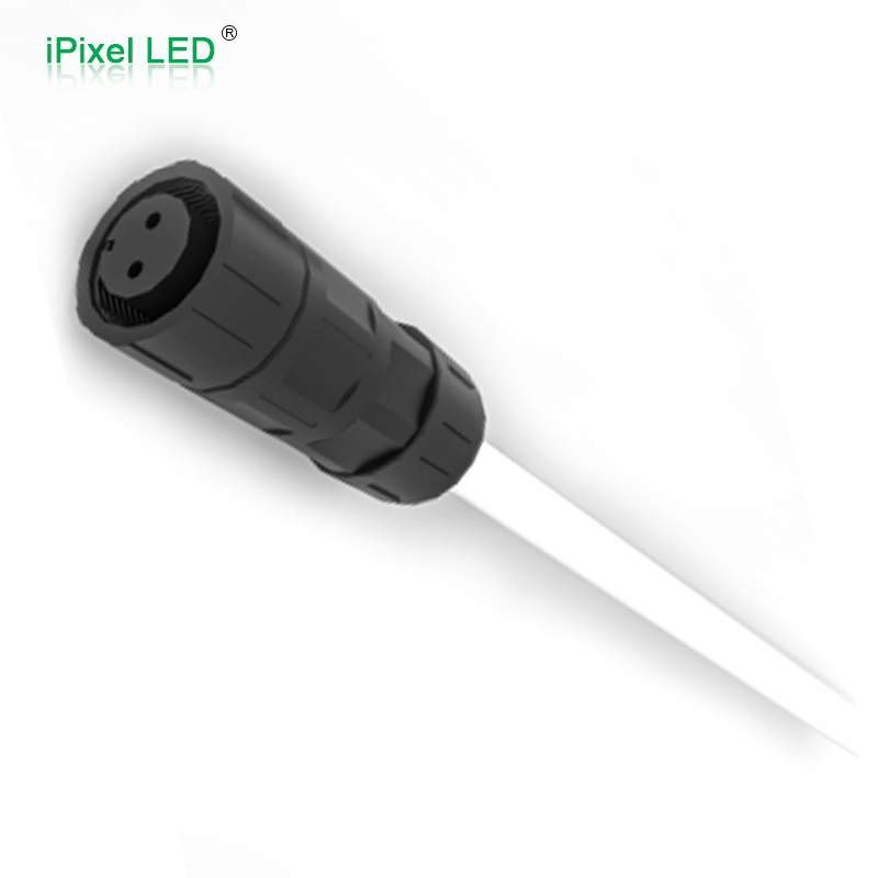 2pin M12-IP68 pigtail cable